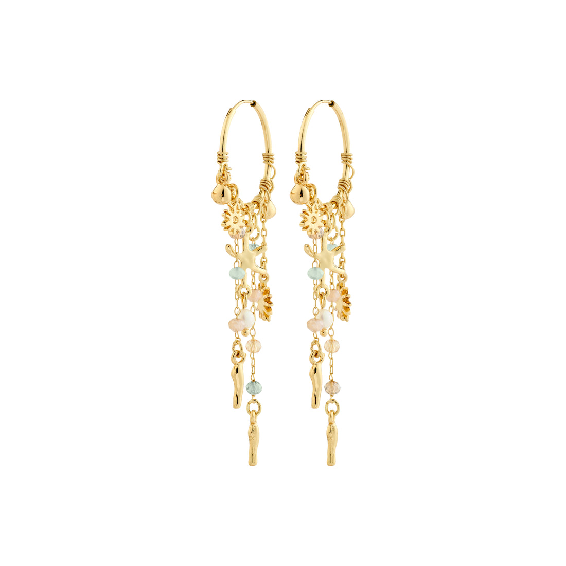 PILGRIM PRISM hoop earrings 