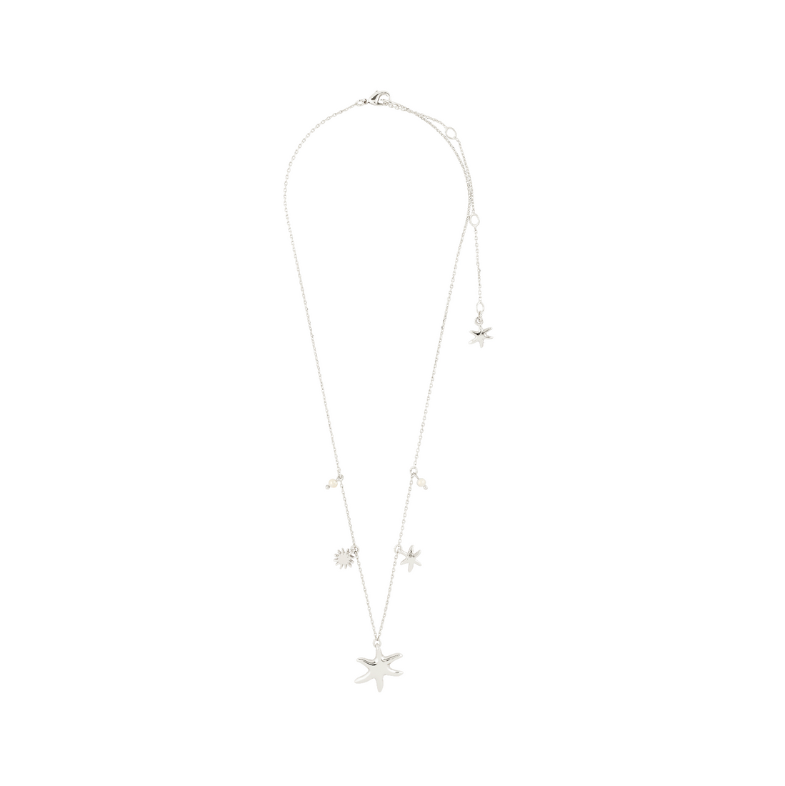PRISM recycled pearls & charms necklace