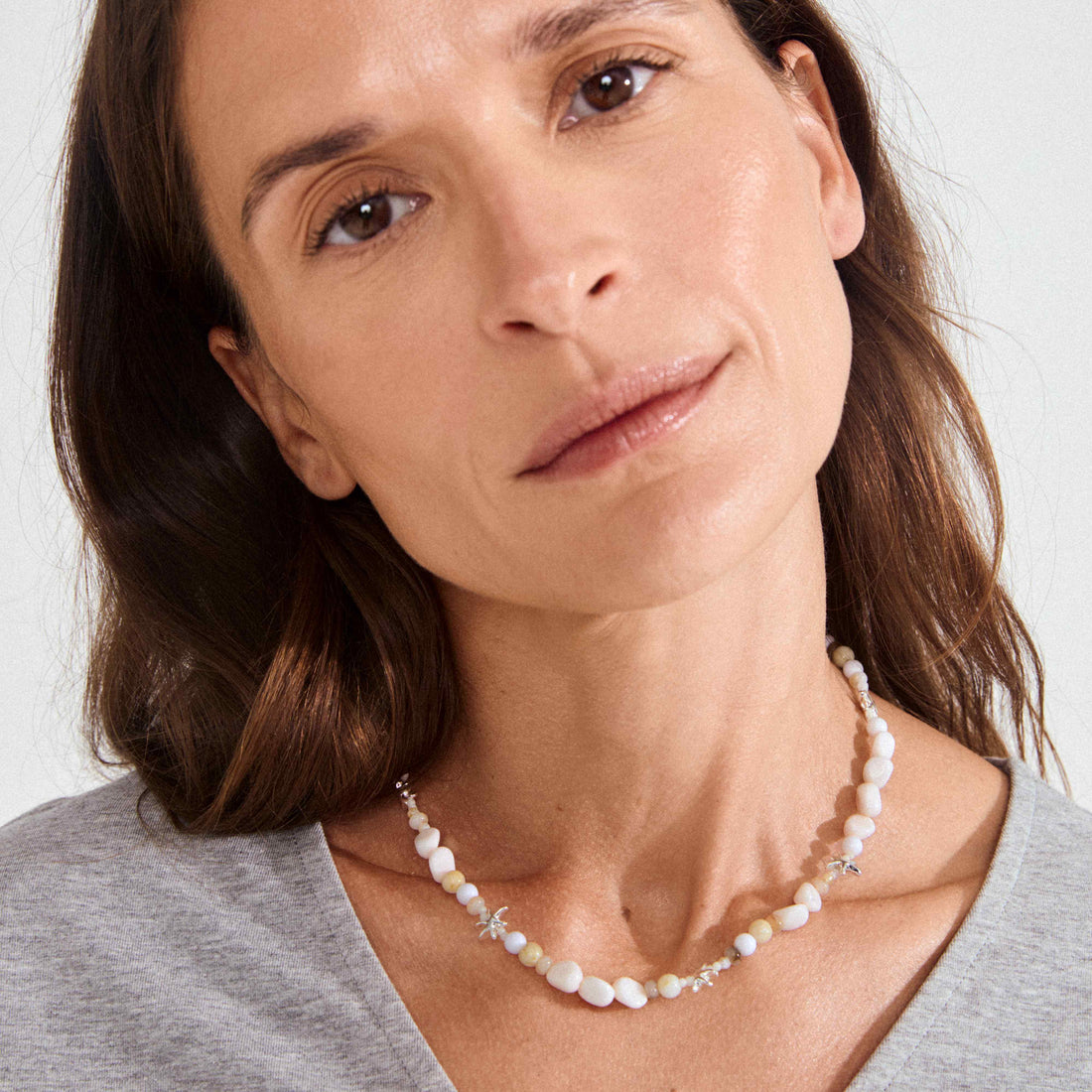 PRISM recycled beads necklace