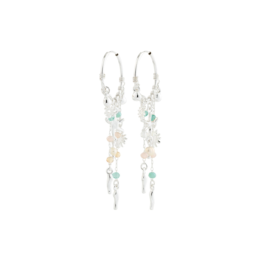 PILGRIM PRISM hoop earrings 