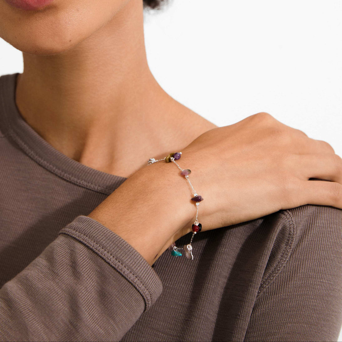 HERE BRACELET PIERRES SEMI-PRÉCIEUSES