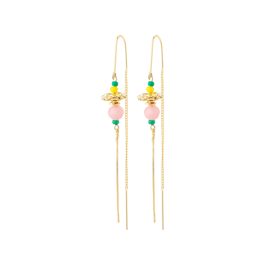 PAUSE multicolored chain earrings
