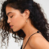 BREEZE recycled seashell pendant hoops