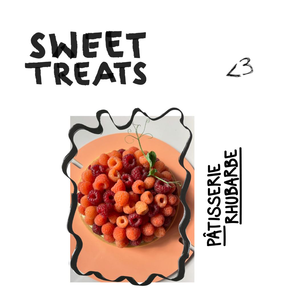 Delicate pastries at Pâtisserie Rhubarbe in Montreal