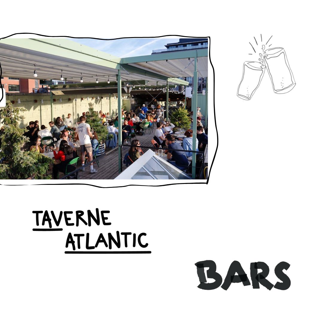 Enjoy the retro vibes at Taverne Atlantic