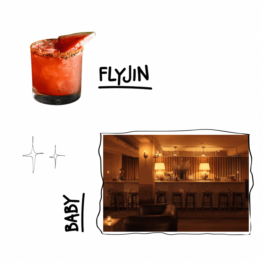 Flyjin Montreal: A stylish blend of cocktails and lively energy for a night out.