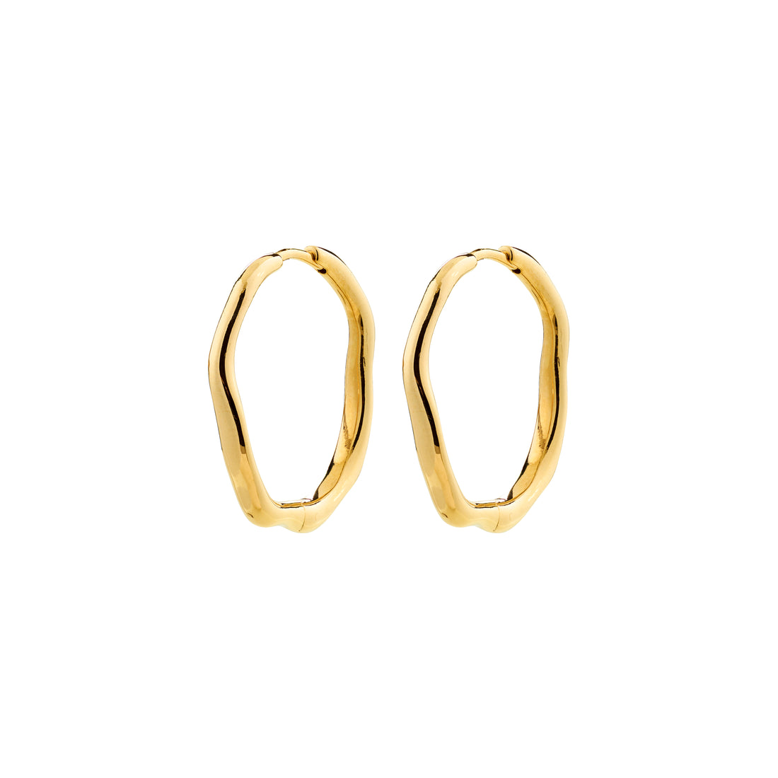xDEA Pave Recycled Organic Hoop Earrings 24 mm