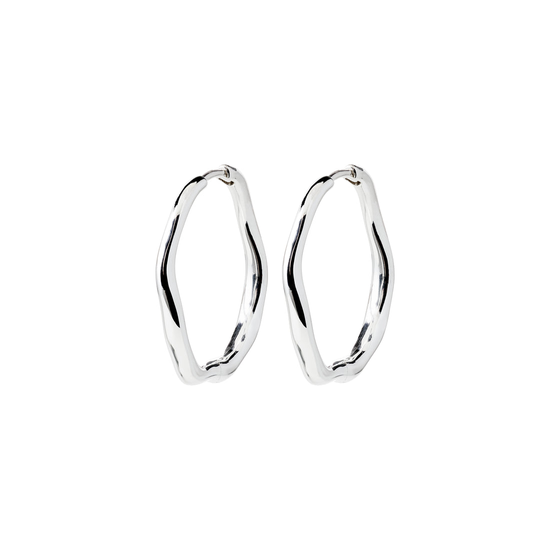 xDEA Pave Recycled Organic Hoop Earrings 24 mm