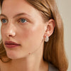 NAOMI Recycled Chunky Crystal Hoops