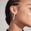 CHARMAINE Recycled Long Flower Earrings