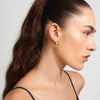 ELLIOT recycled textured hoop earrings