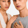 JAMESON recycled bubble dome ring