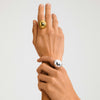 JAMESON recycled bubble dome ring