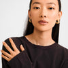 DAMIA recycled half hoop earrings