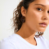 LIAN recycled acrylic earrings brown