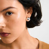 JACE recycled bubble dome earrings