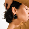 LIAN recycled acrylic earrings black