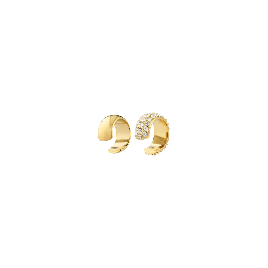 PILGRIM HUDSYN ear cuff, 2-in-1 set