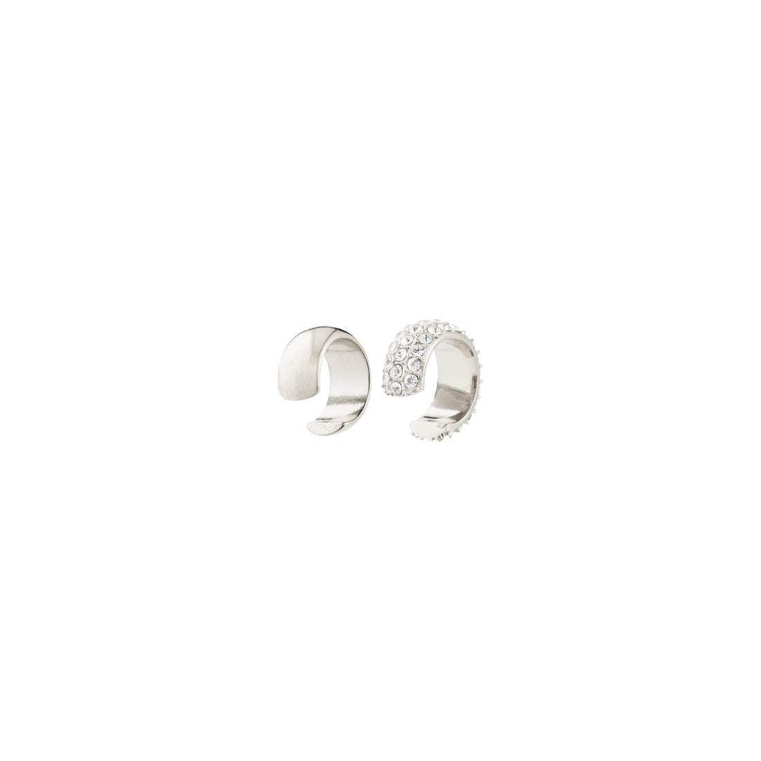PILGRIM HUDSYN ear cuff, 2-in-1 set