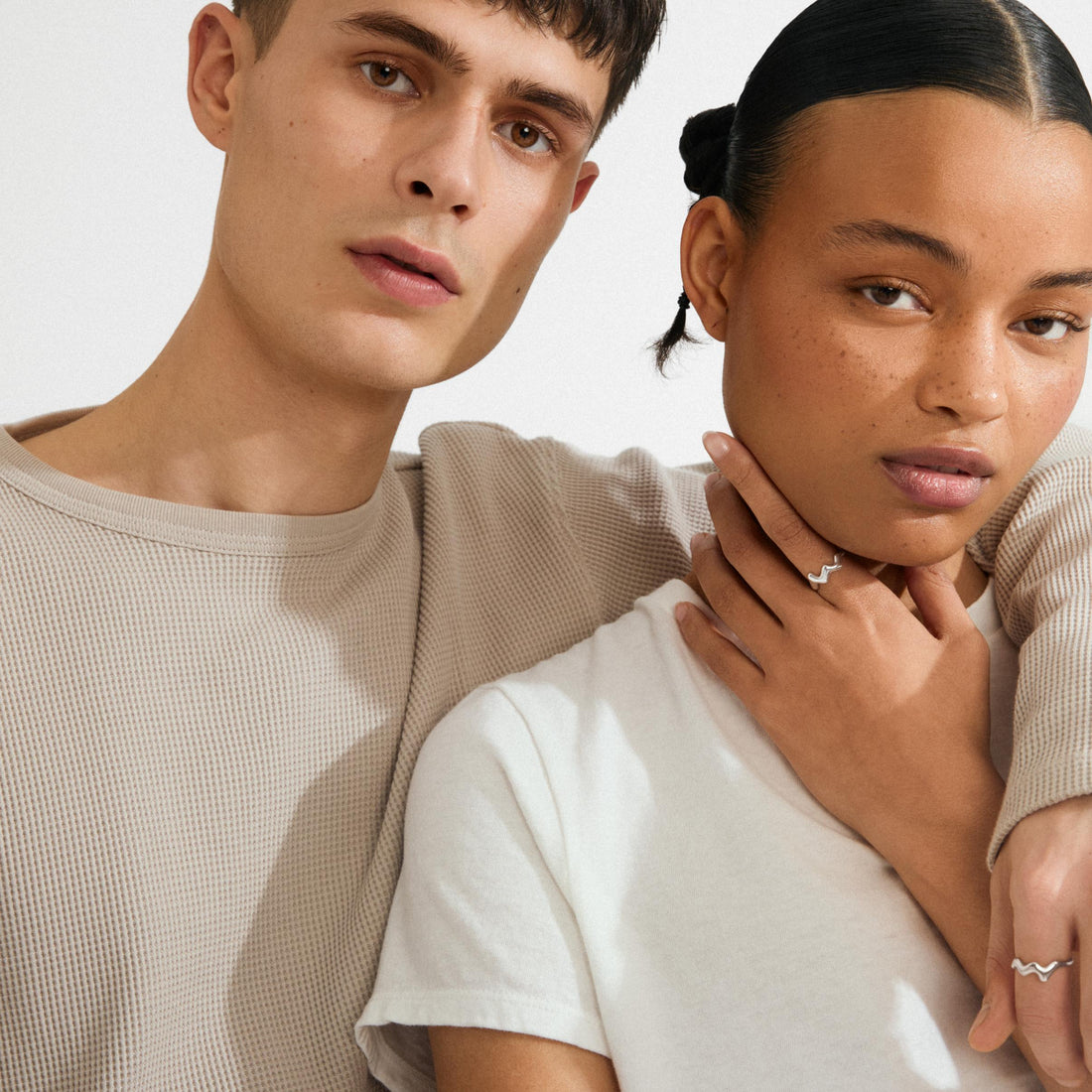 LARKIN recycled wavy ring