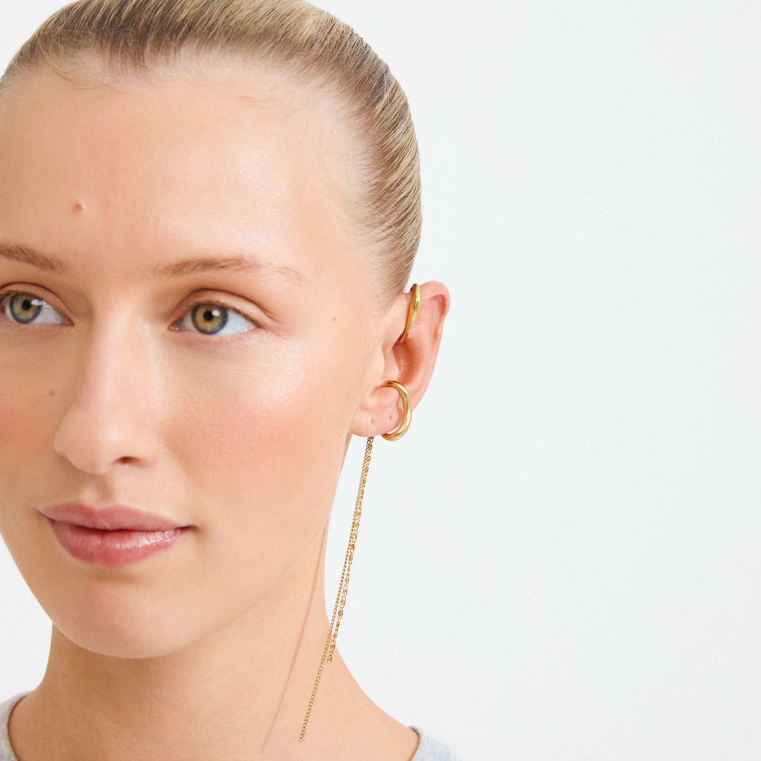 EVON BAGUES D'OREILLE RECYCLÉES 2-EN-1