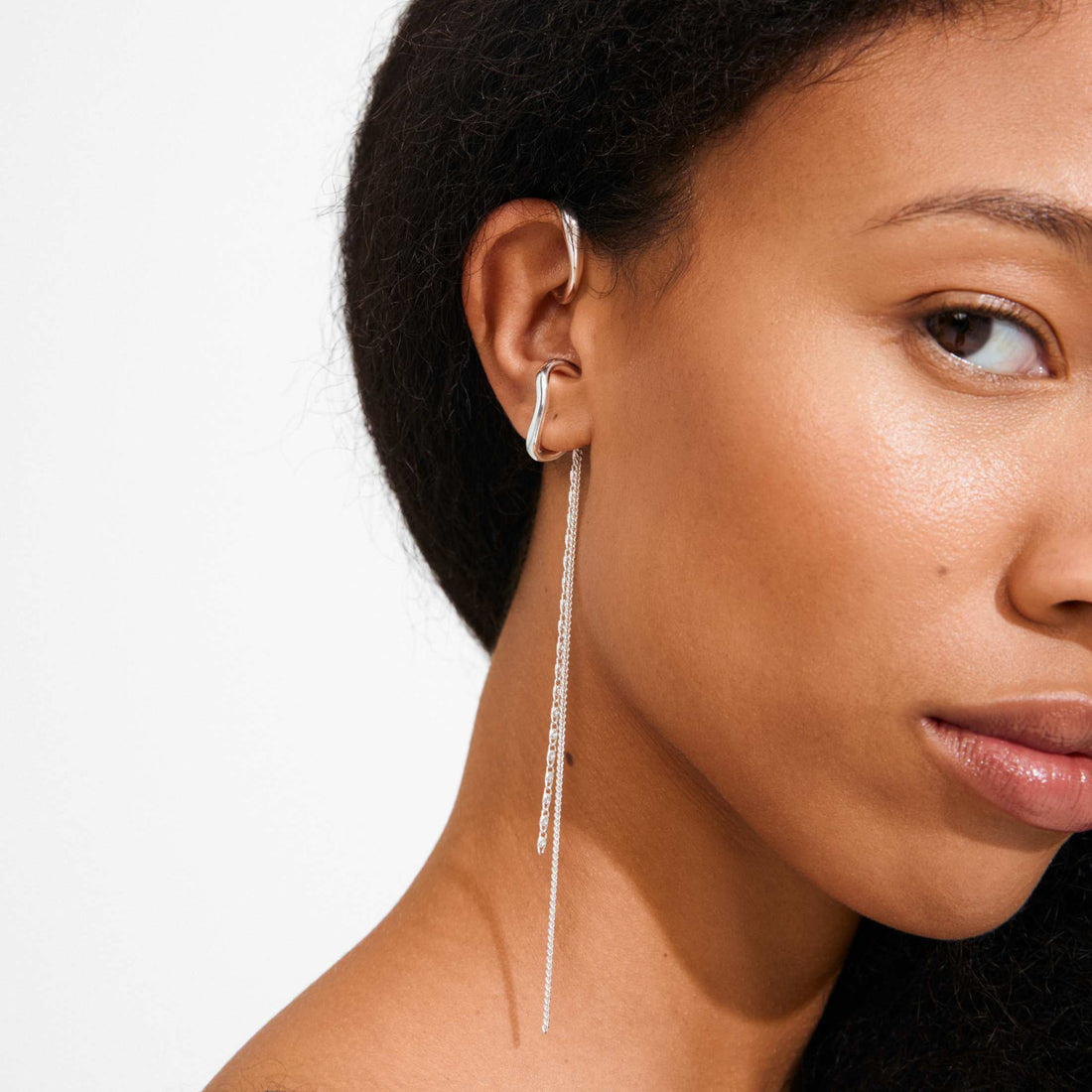 EVON BAGUES D'OREILLE RECYCLÉES 2-EN-1