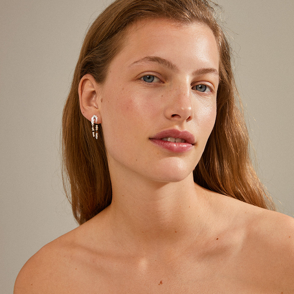 NIYA recycled earrings multi-coloured