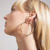 PRIYA Recycled Large Hoop Earrings 60 mm