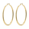 PILGRIM PRIYA recycled large hoop earrings 