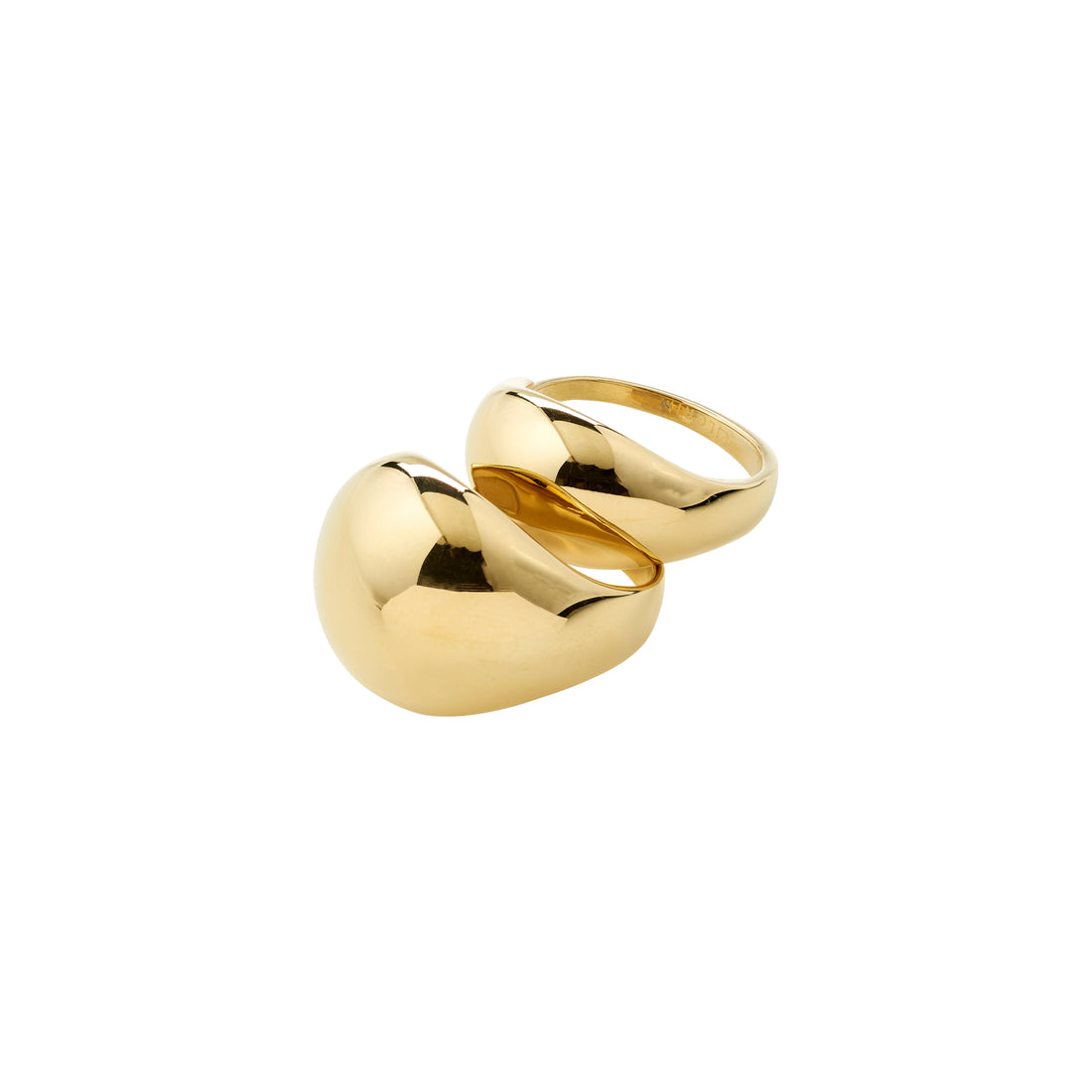 PILGRIM EVON rings, 2-in-1 set