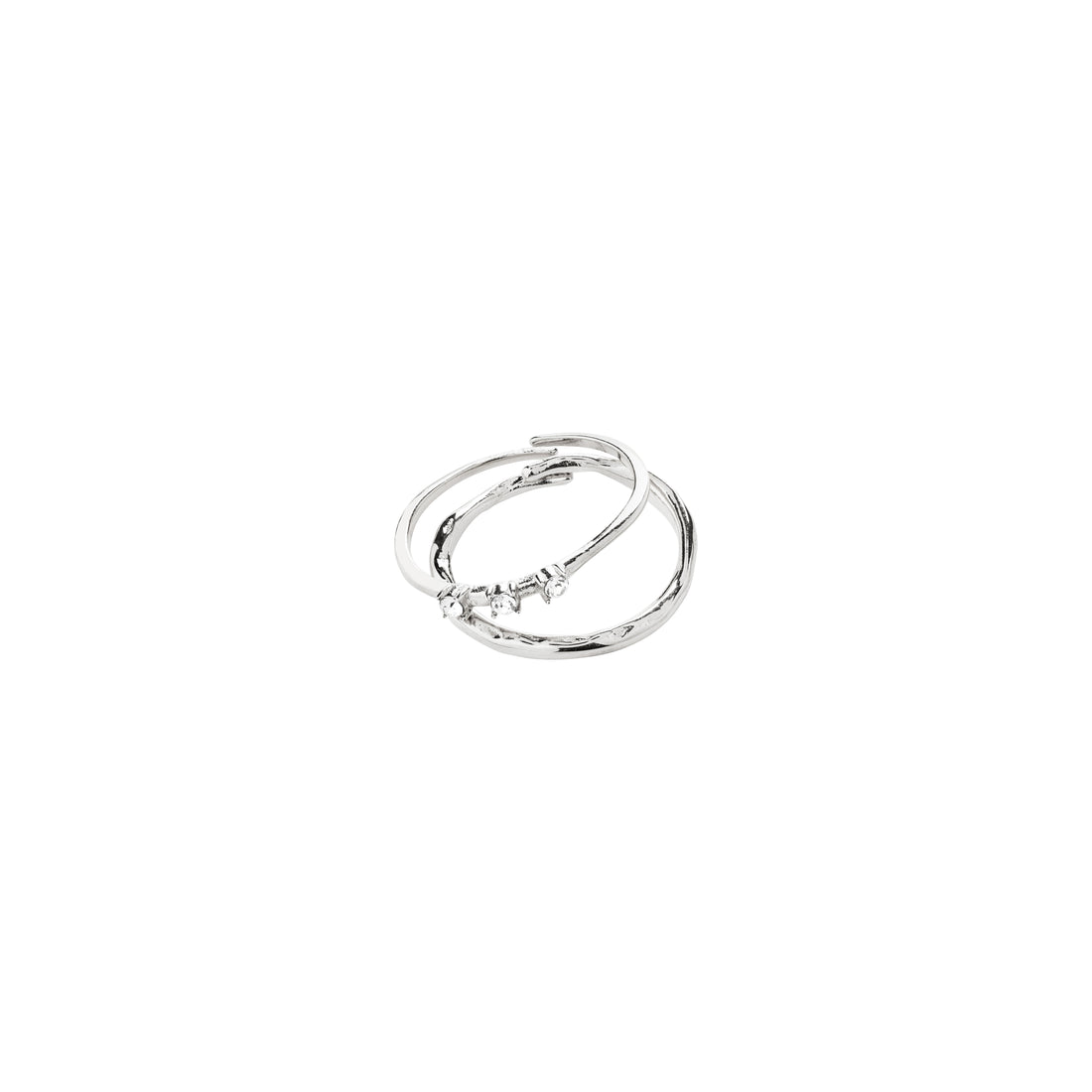 PILGRIM IVARIN rings, 2-in-1 set