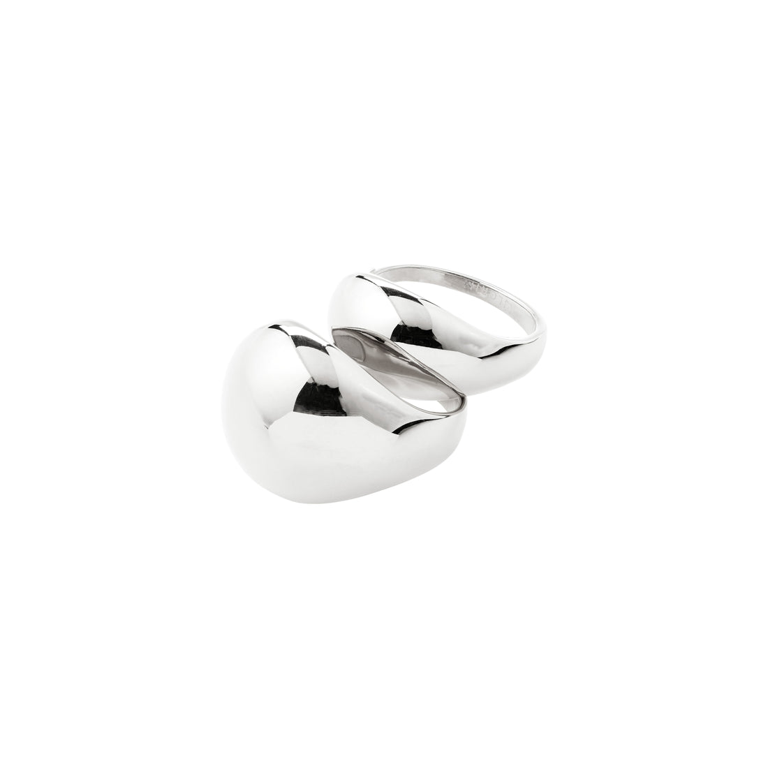 PILGRIM EVON rings, 2-in-1 set