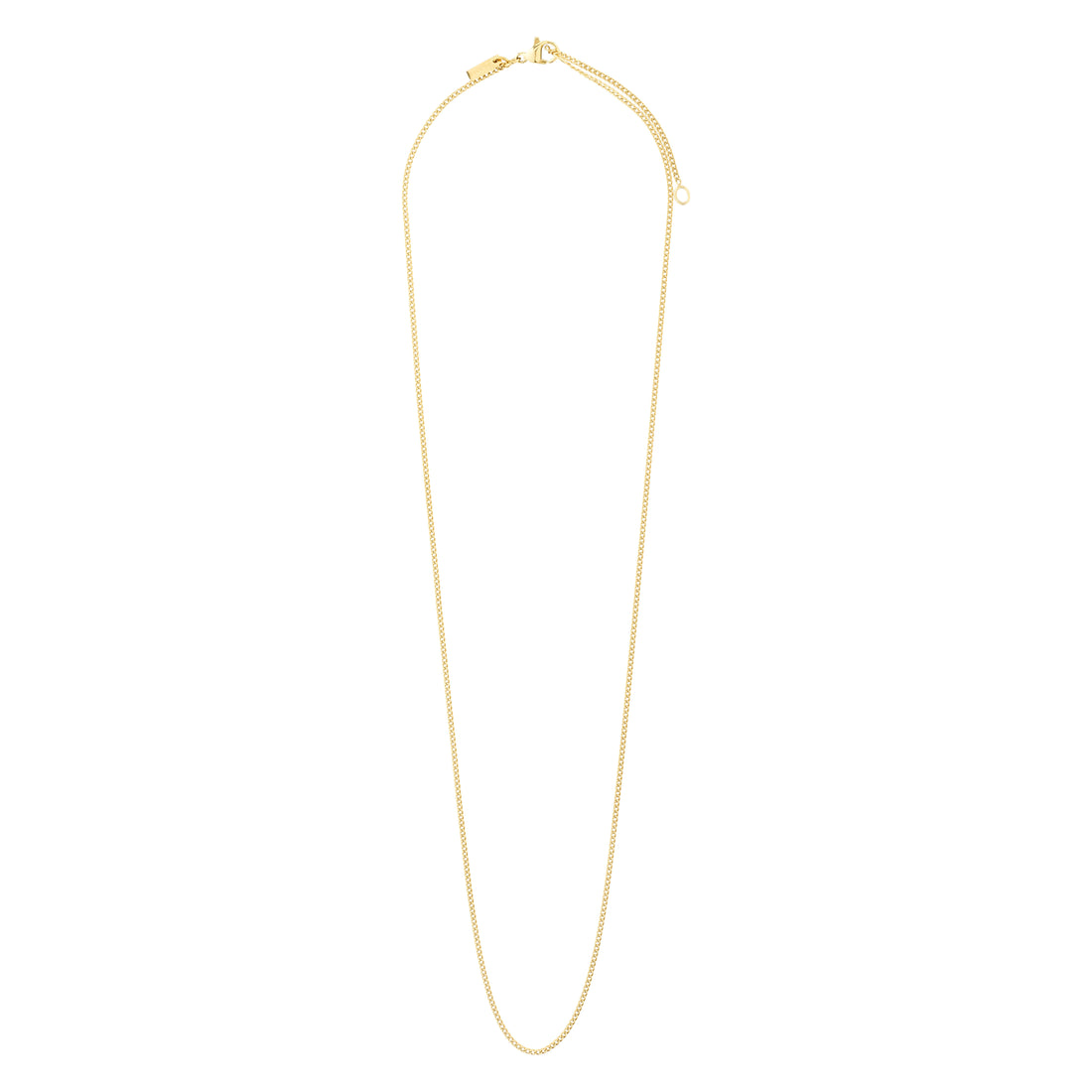NIVO recycled slim chain necklace