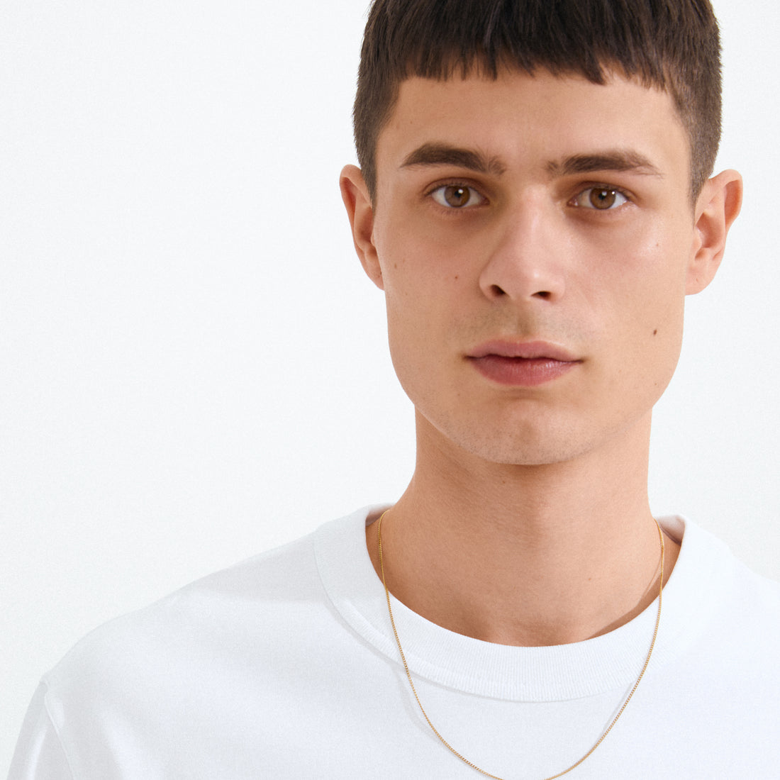 NIVO recycled slim chain necklace