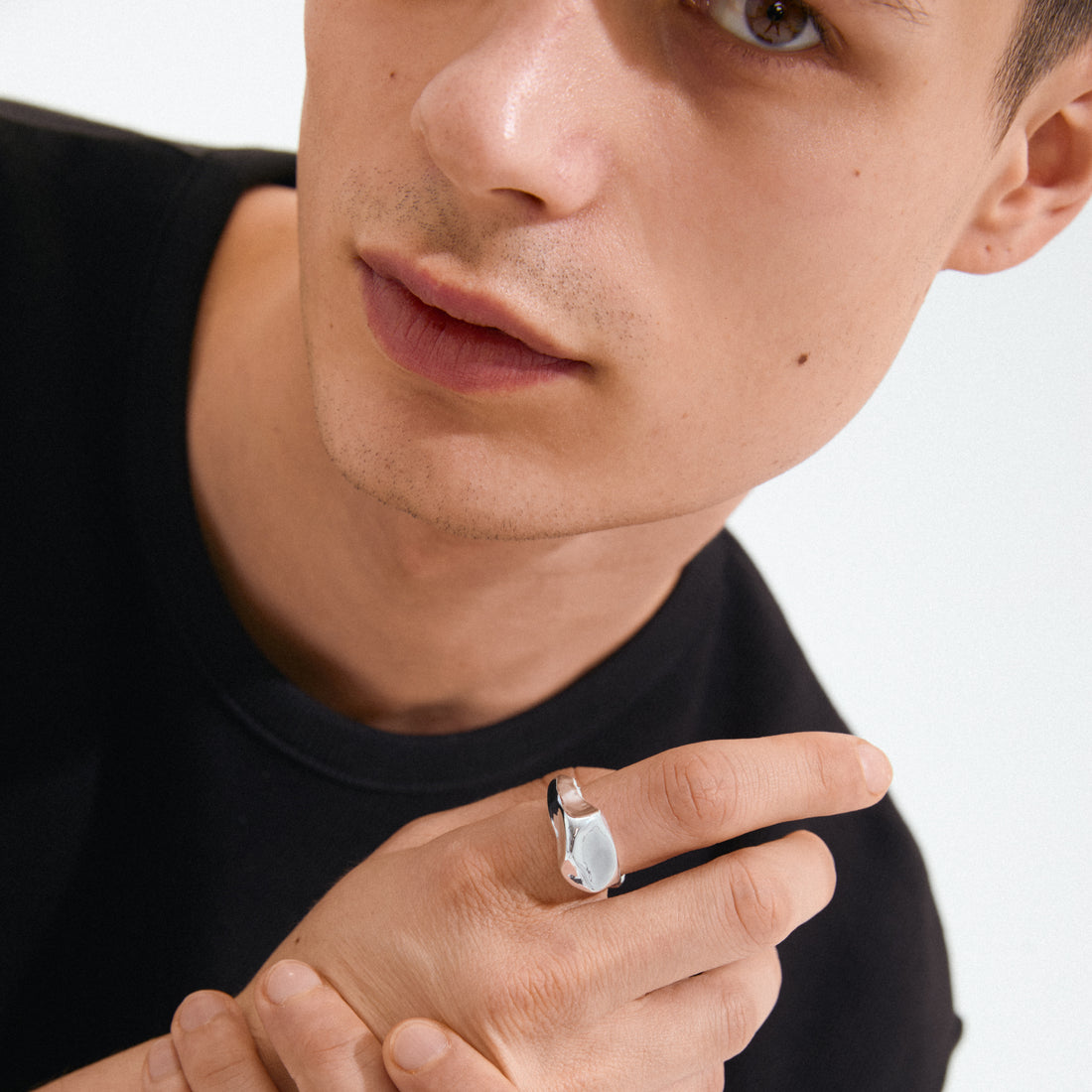 INDI recycled chunky ring