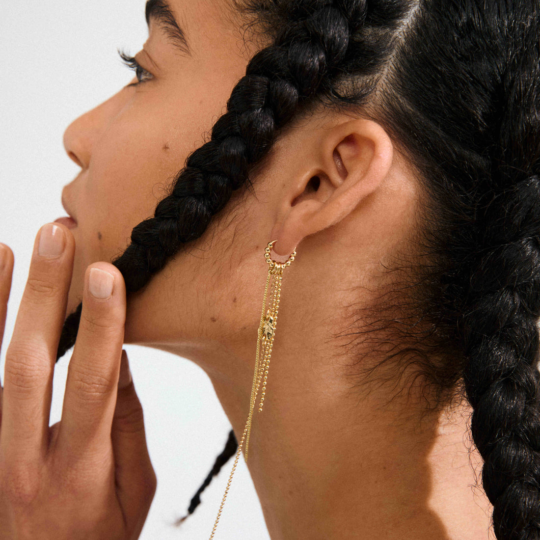 KARTER recycled pendant single earring