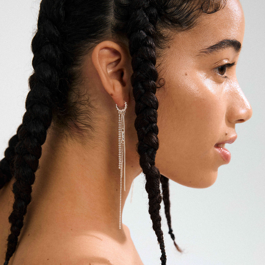 KARTER recycled pendant single earring