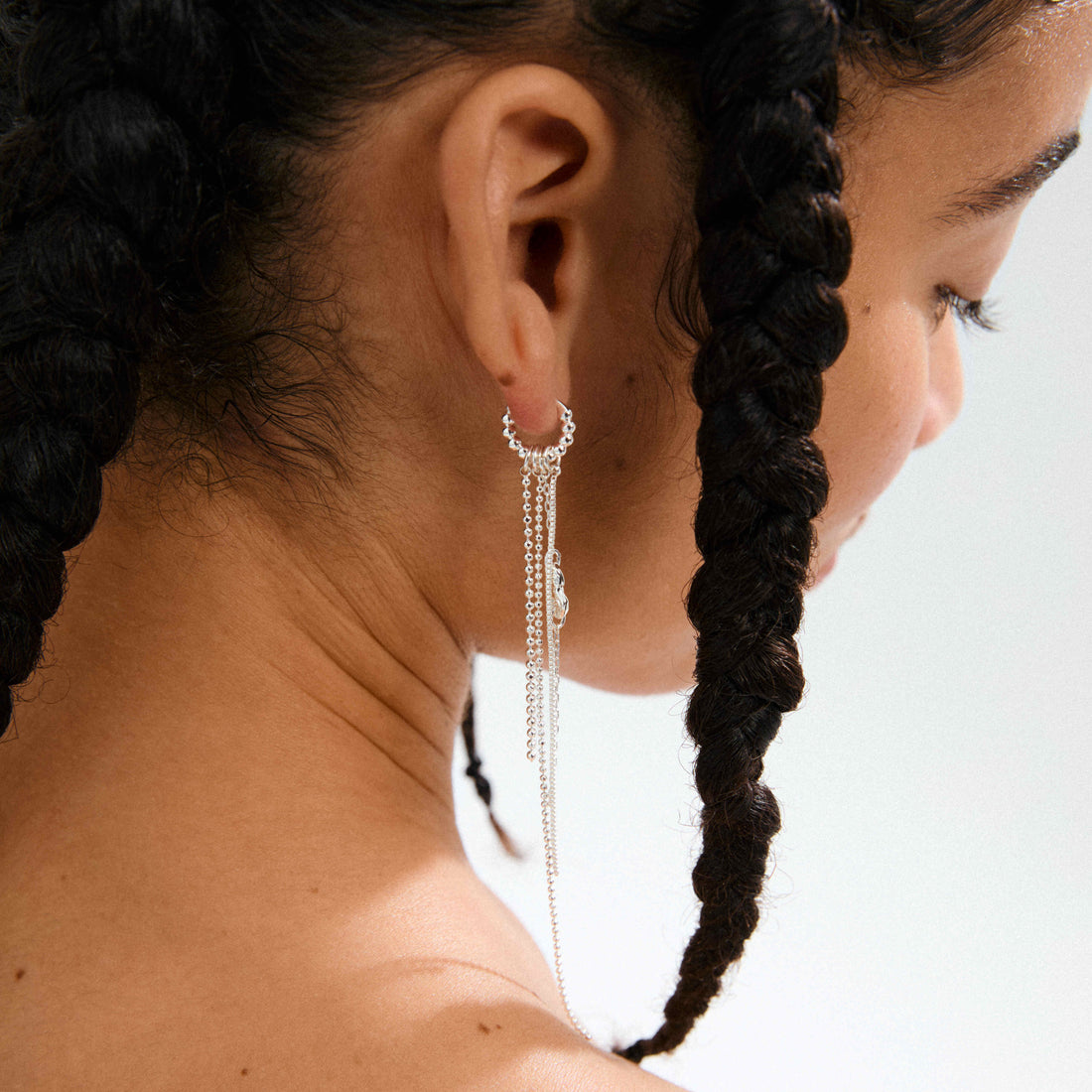 KARTER recycled pendant single earring