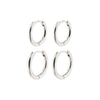 LEAF Hoop Earrings Set