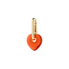 PILGRIM CHARM agat heart pendant 