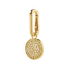 PILGRIM CHARM crystal coin pendant