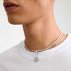 CHARM recycled crystal coin pendant
