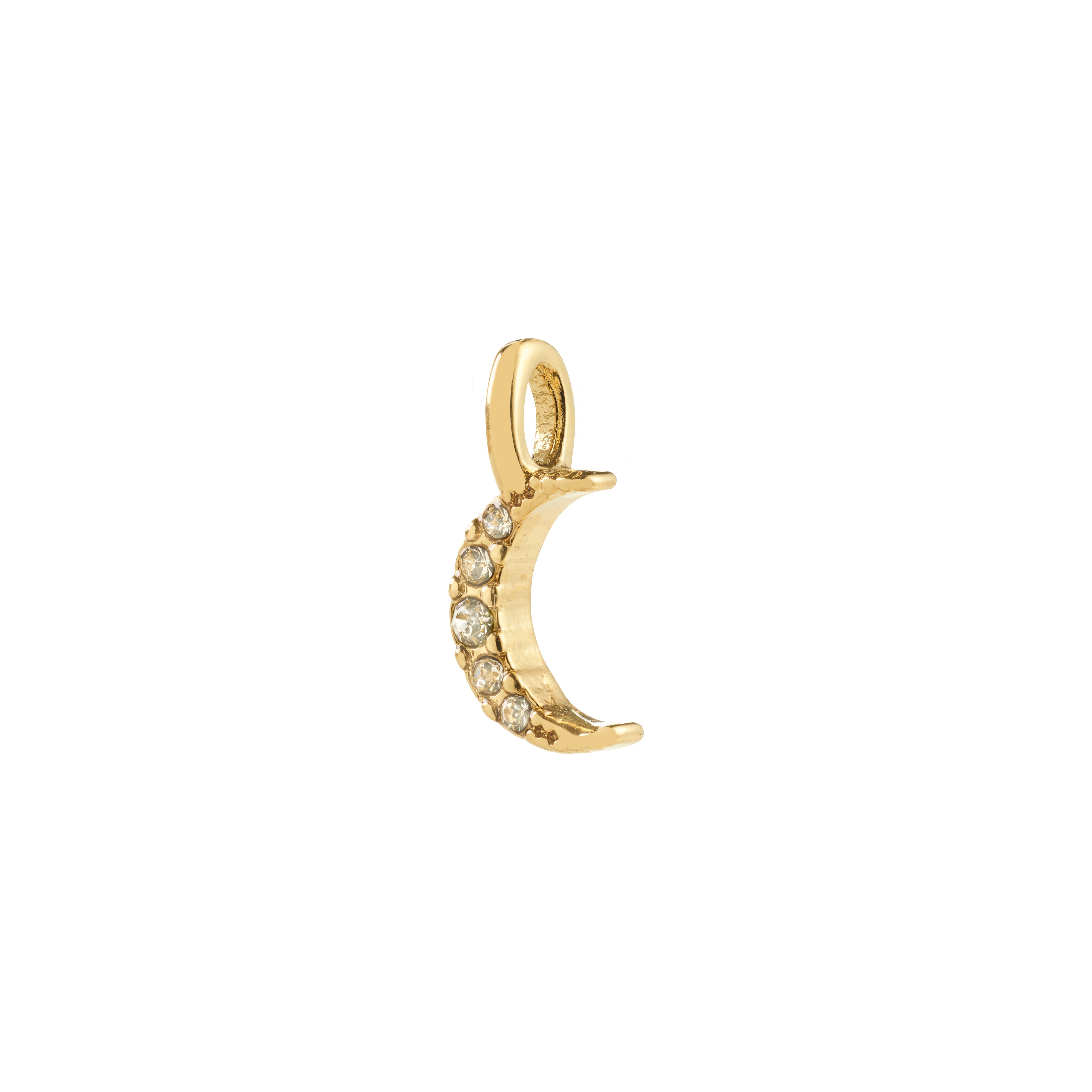 PILGRIM CHARM mini moon pendant
