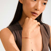 JUILLET bracelet pierre naissance Agate Rouge