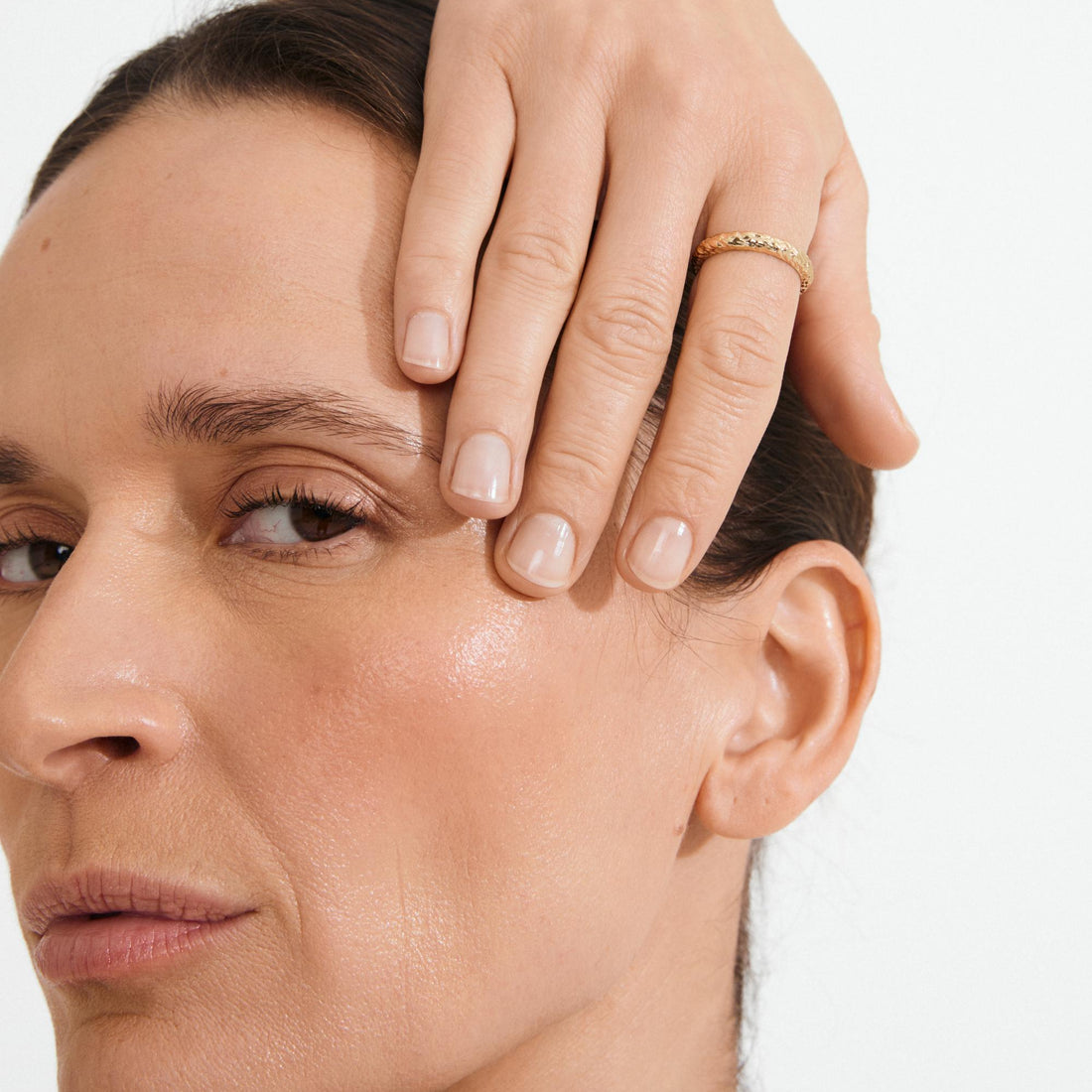 xDEA Etch Recycled Textured Ring