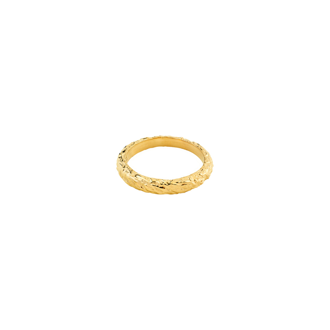 xDEA Etch Recycled Textured Ring