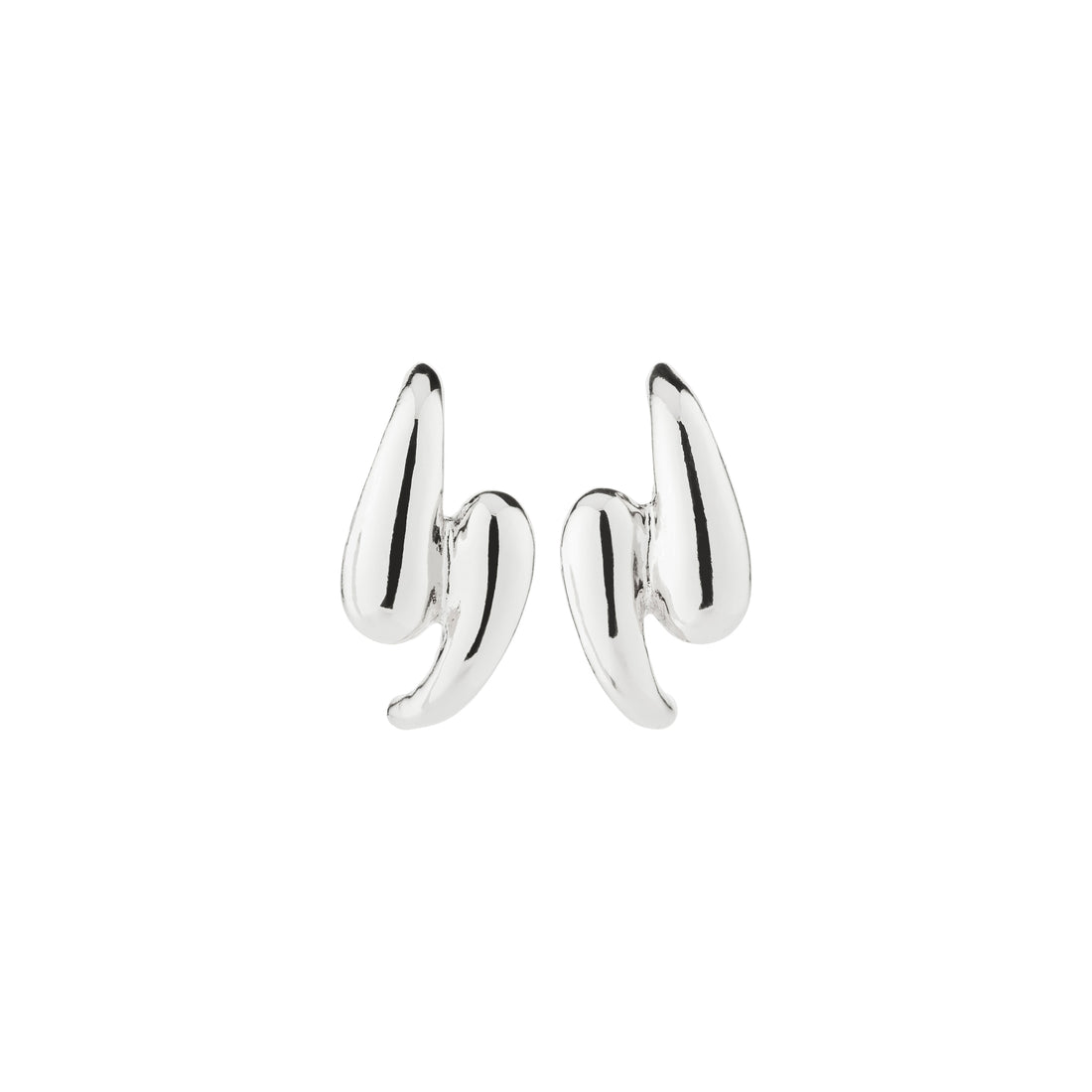xEVA MELOCHE Recycled Sculptural Stud Earrings