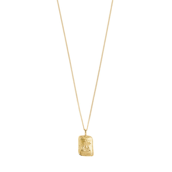 PILGRIM GEMINI recycled Zodiac Sign necklace