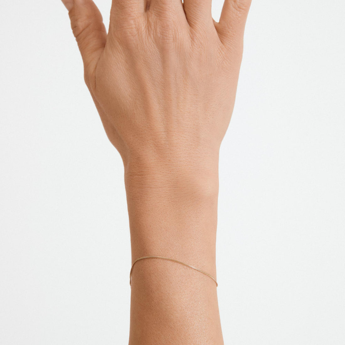 xDEA Beam Bracelet chaîne gourmette fine recyclé 17 cm