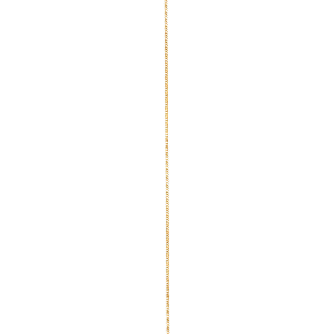 xDEA Beam Collier chaîne gourmette fine recyclé 42 cm